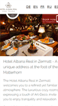 Mobile Screenshot of hotelalbanareal.com